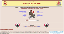 Desktop Screenshot of nuclearfaq.ca
